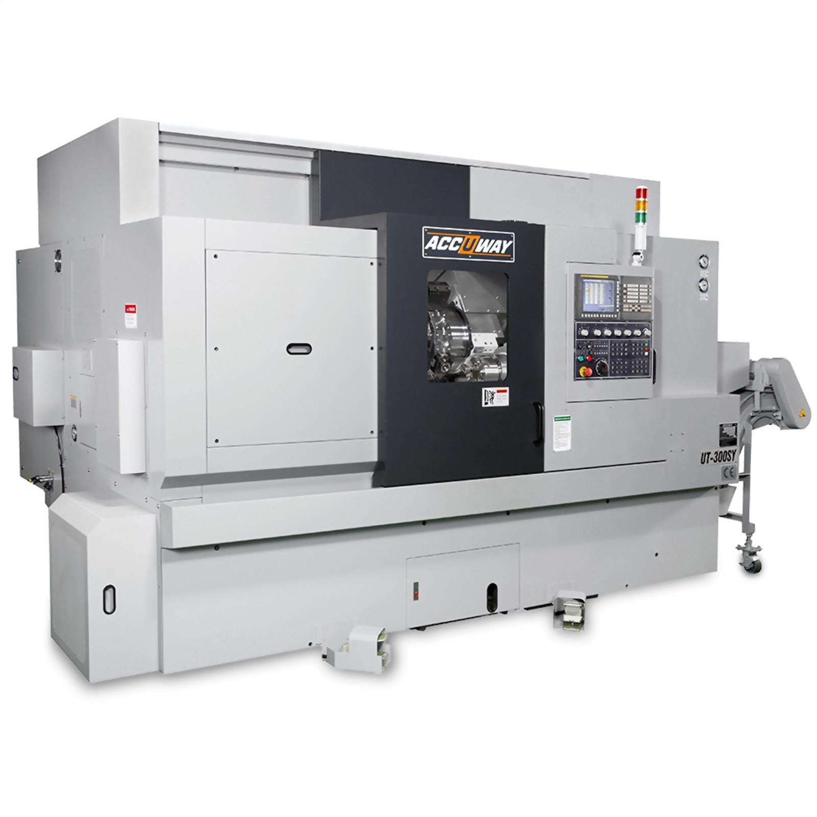 Accuway UT-300SY Slant Bed Linear Way CNC Lathe