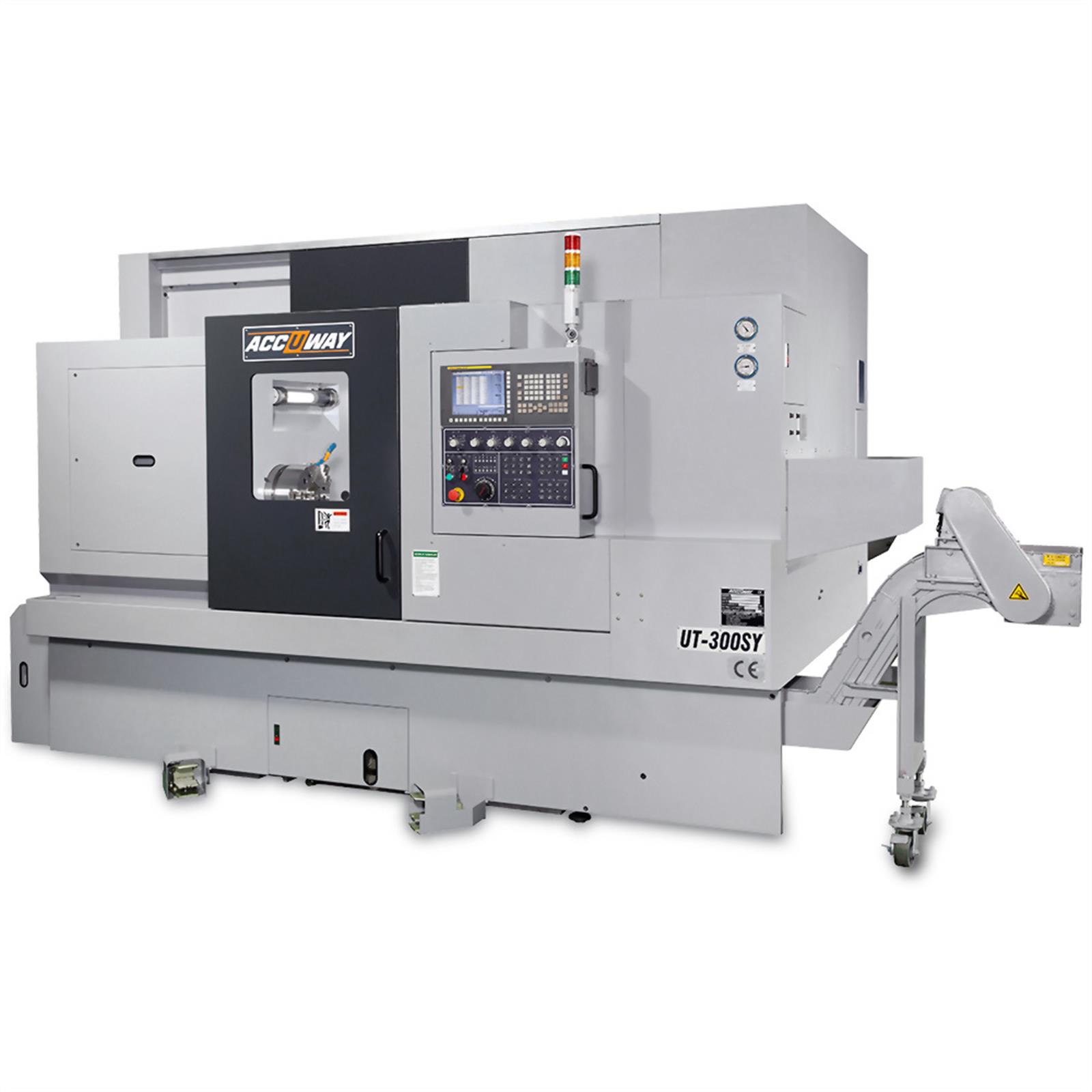 Accuway UT-300SY Slant Bed Linear Way CNC Lathe