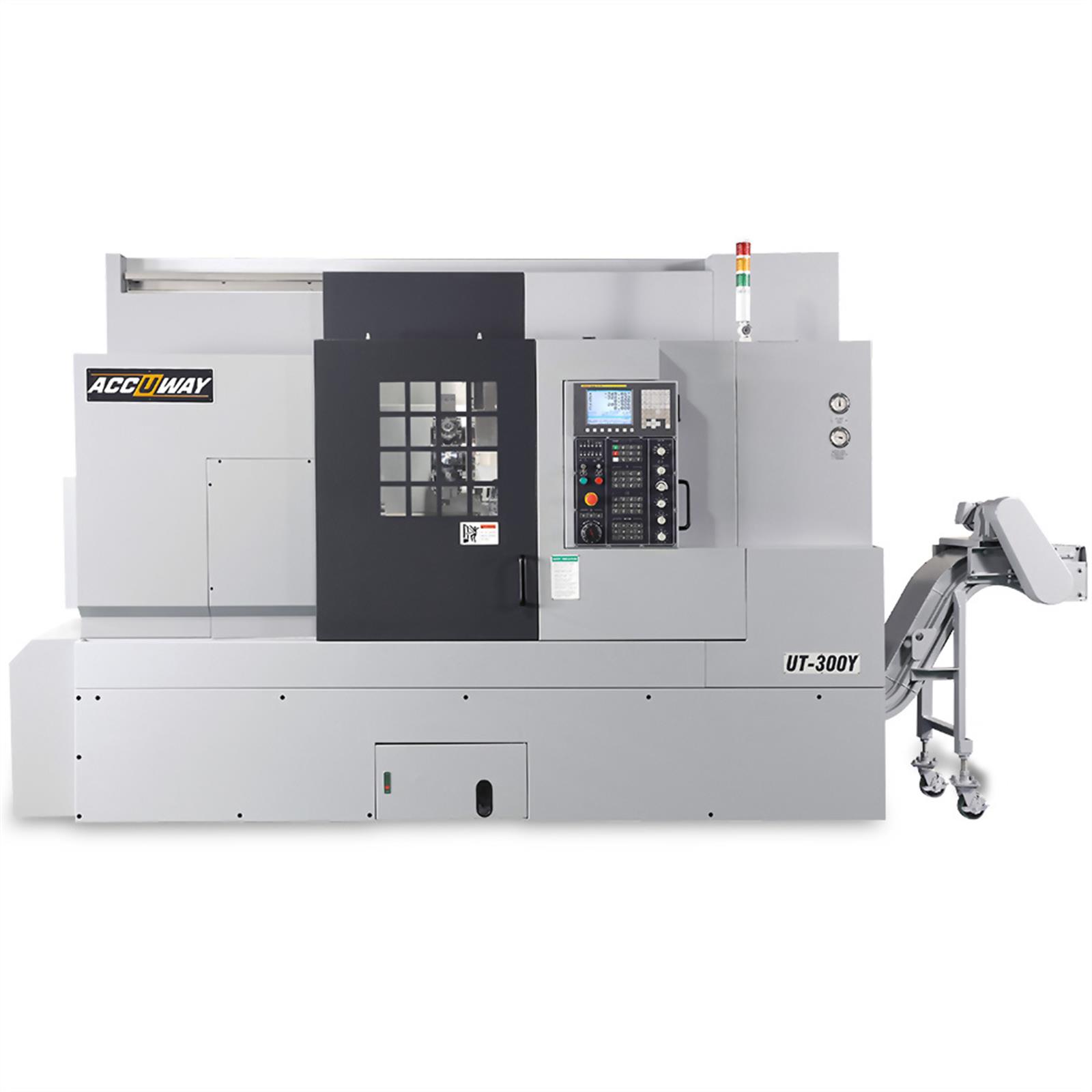 Accuway UT-300Y Slant Bed Linear Way CNC Lathe