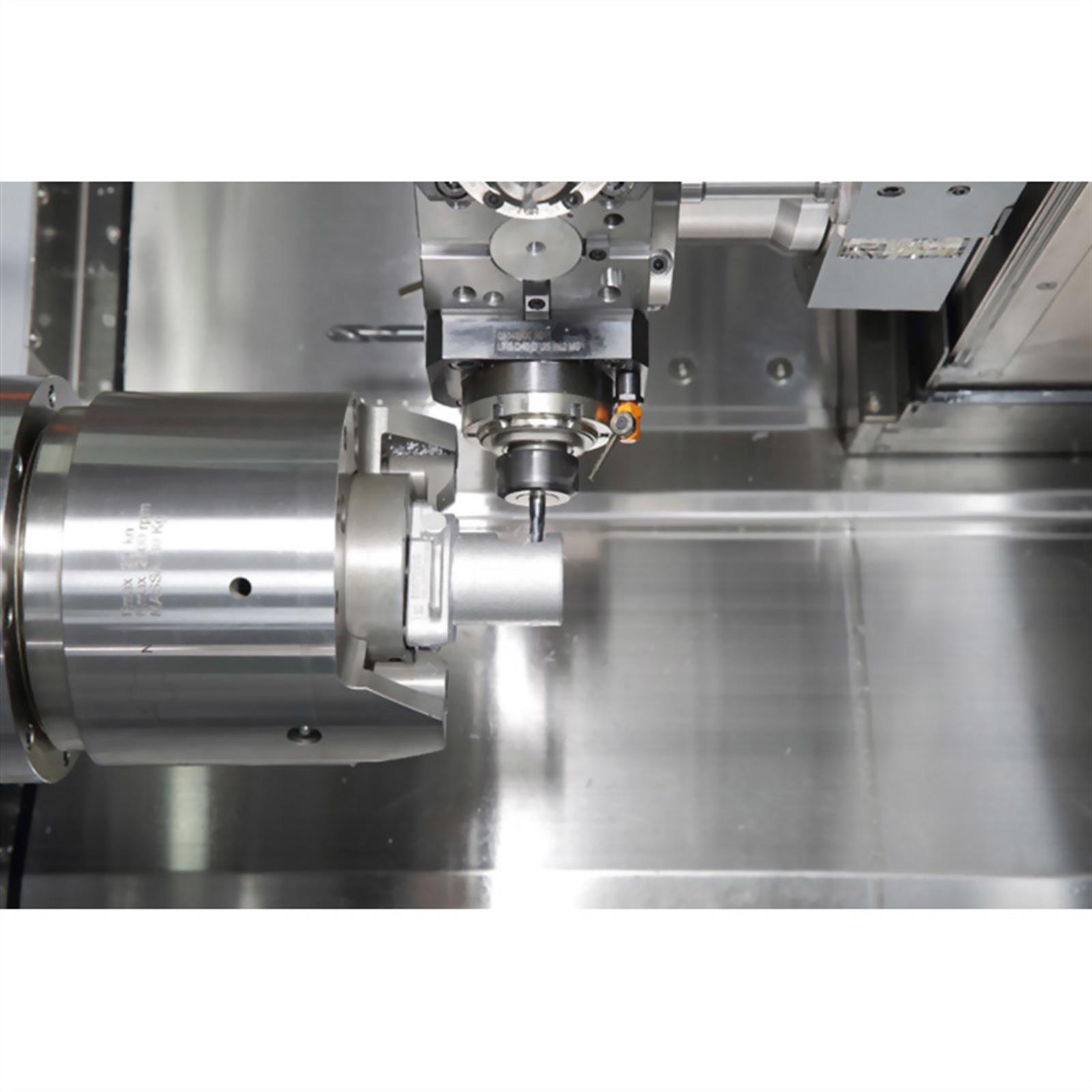 Accuway UZ-2000T2M Slant Bed Linear Way CNC Lathe