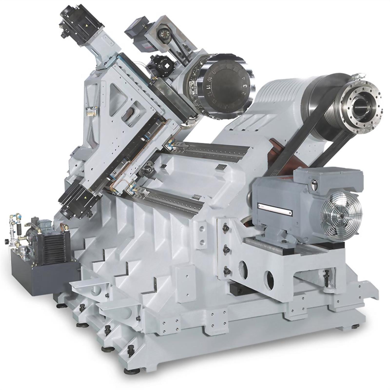 Accuway UZ-2000T2M Slant Bed Linear Way CNC Lathe
