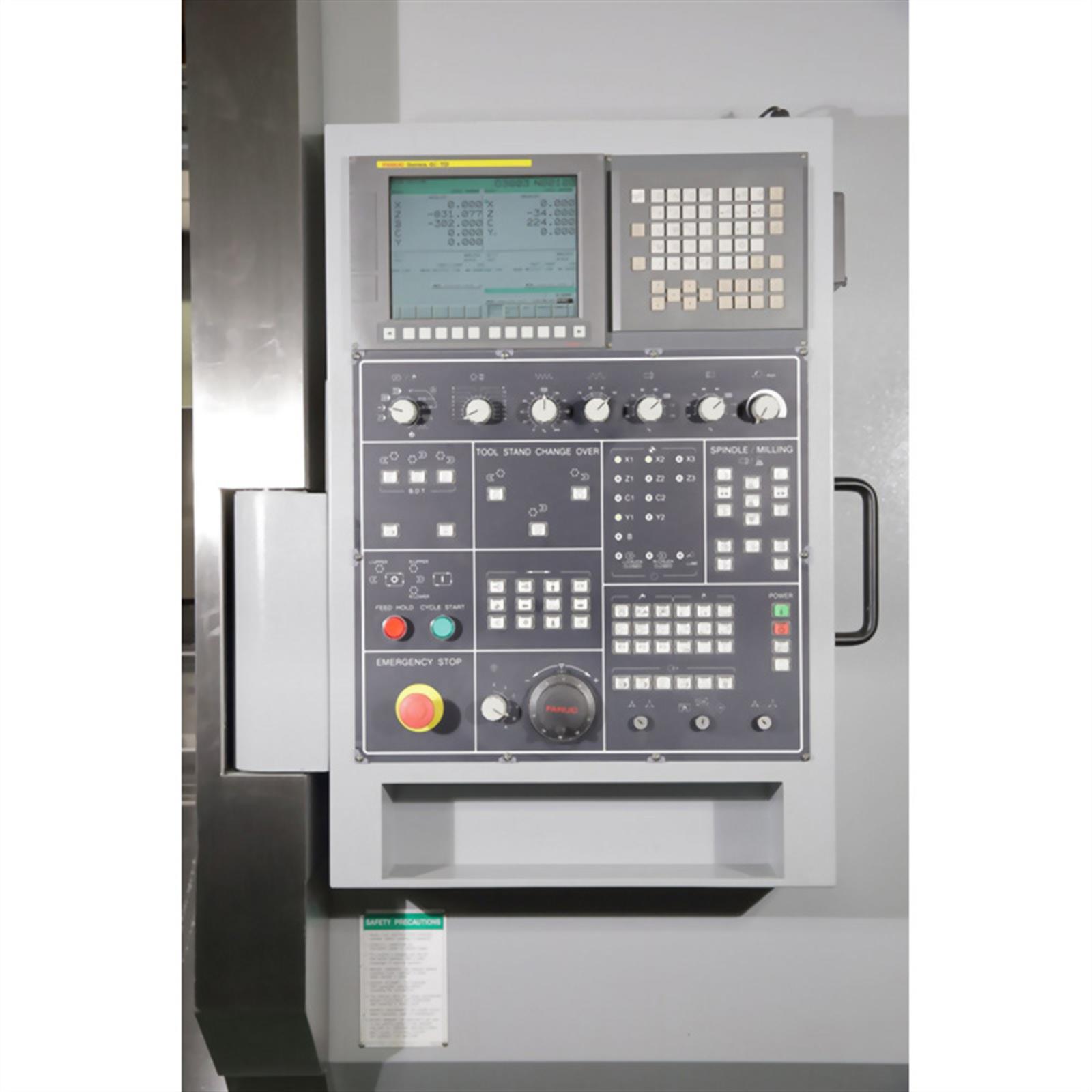 Accuway UZ-2000T2M Slant Bed Linear Way CNC Lathe