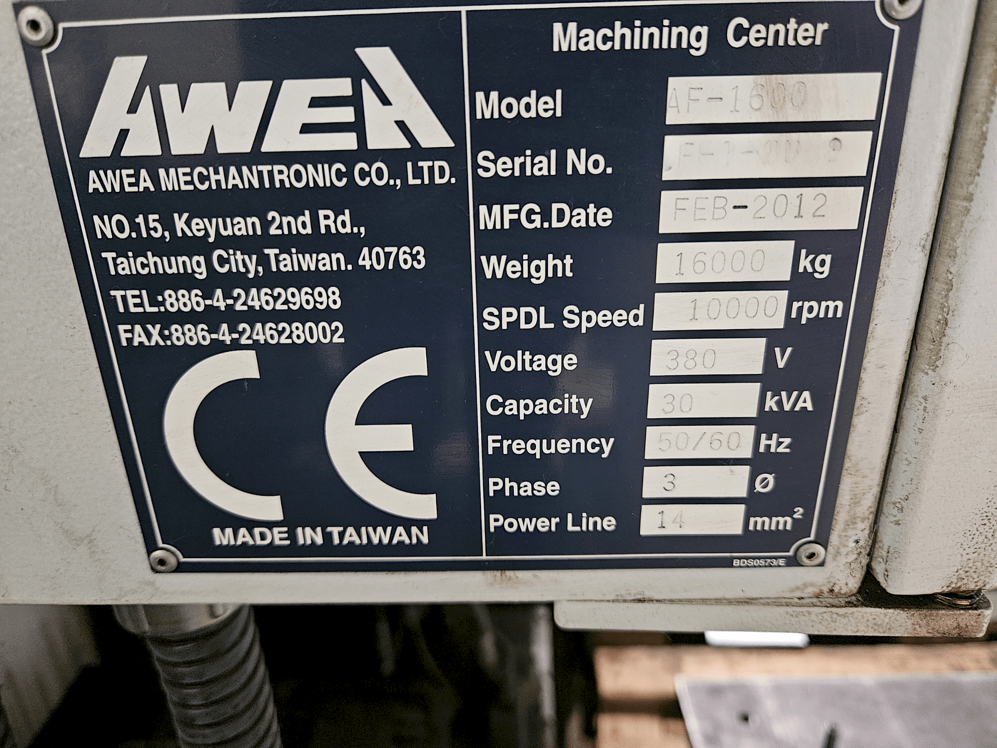 AWEA  AF-1600