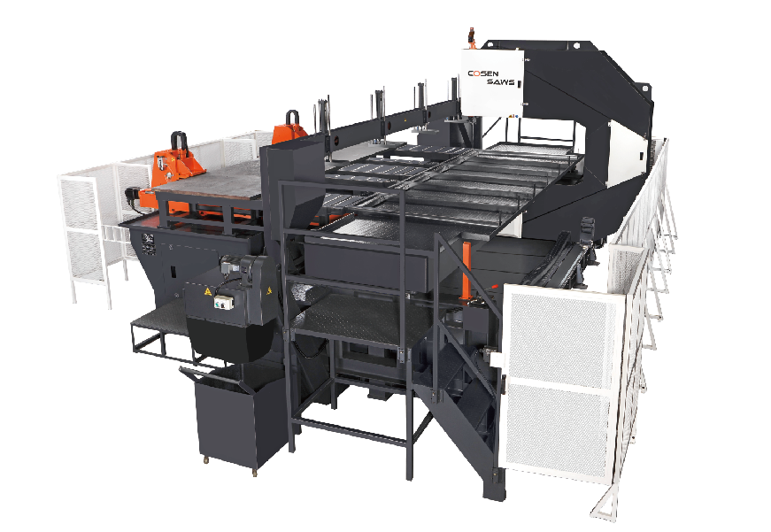 Cosen AV-40150 Traversing Head Vertical Plate Saw