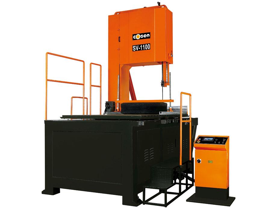 Cosen SVT-1100 Vertical Table Moving Band Saw for Tire