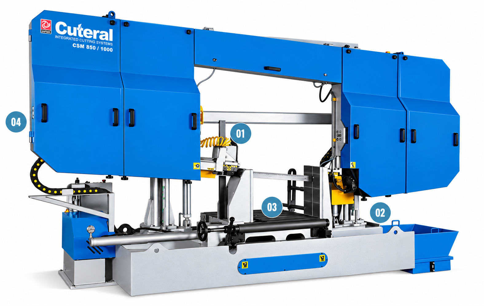Cuteral CSM 850-1000 - Semi Automatic Double Column Hydraulic Bandsaw Machine