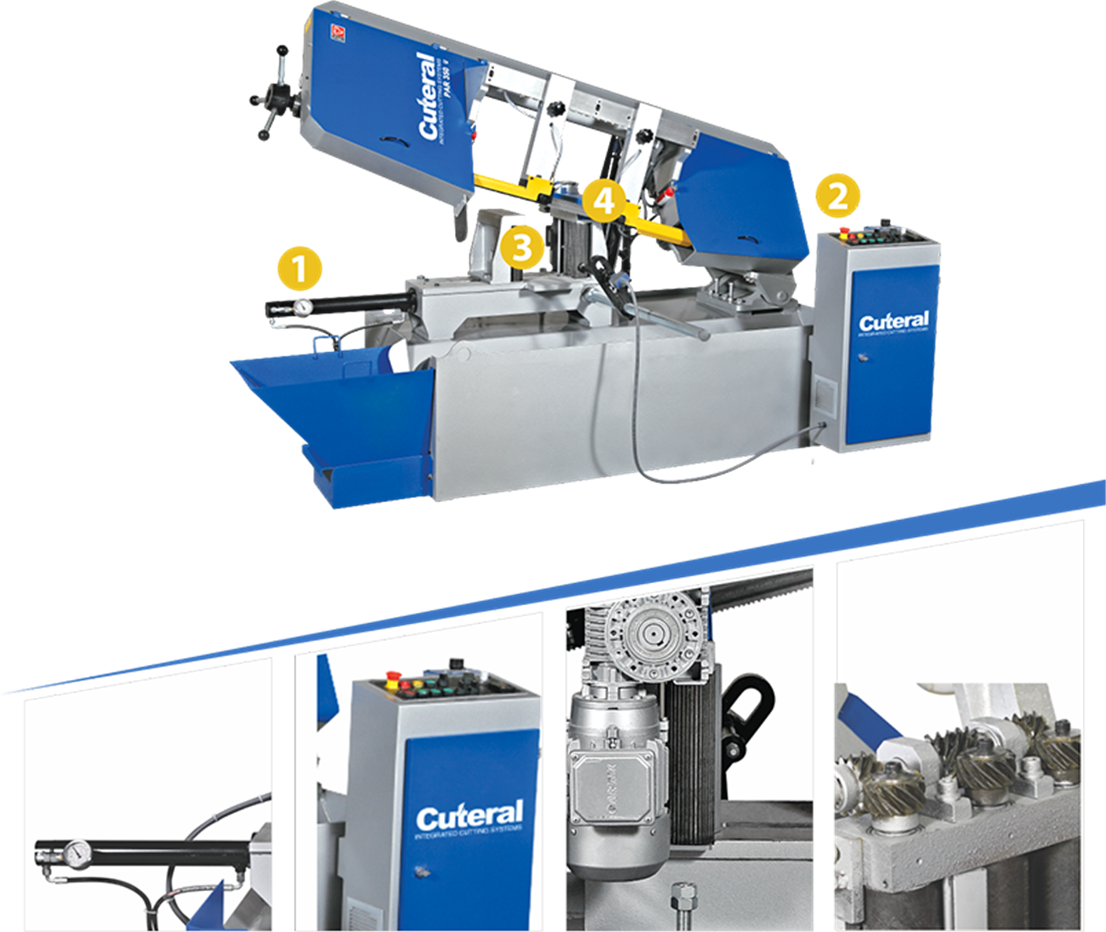 Cuteral PAR 350 U - Full Automatic Bandsaw Machine