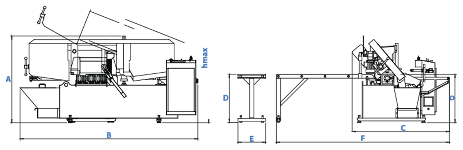Cuteral PAR 350 U - Full Automatic Bandsaw Machine