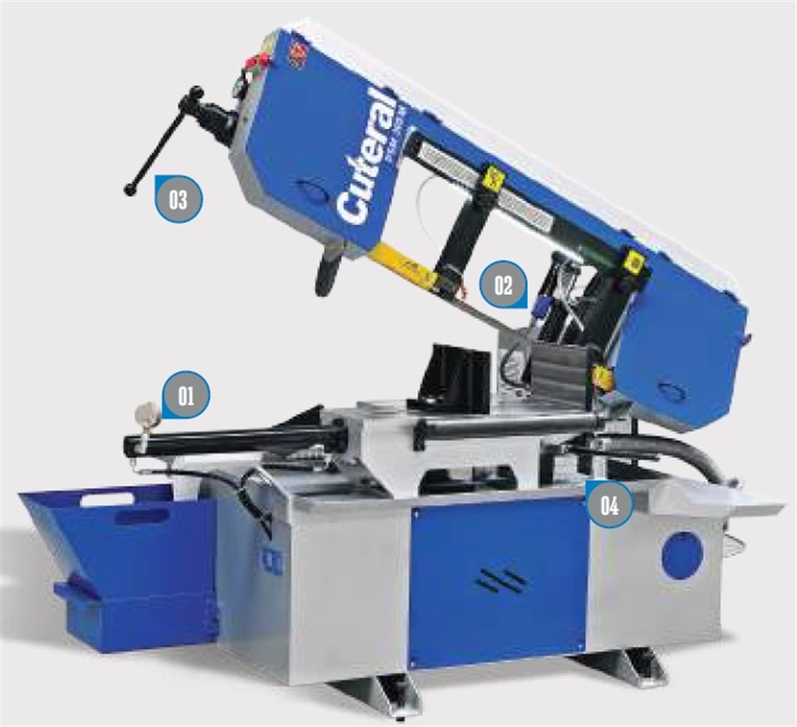 Cuteral PSM 300 M - Semi Automatic Miter Bandsaw Machine