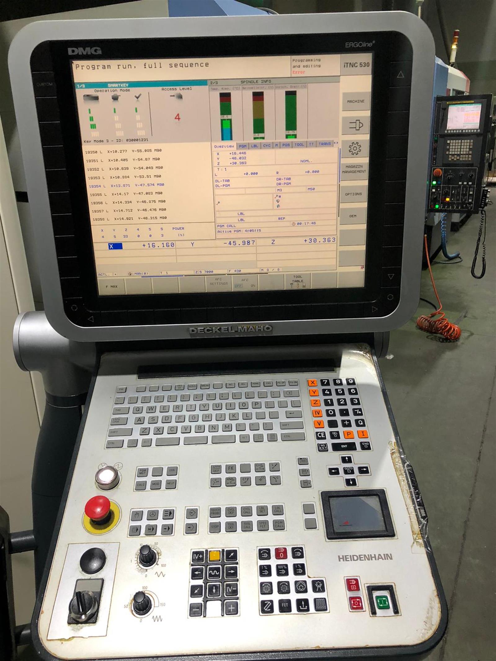 Deckel Maho HSC 55 Linear Vertical Machining Center
