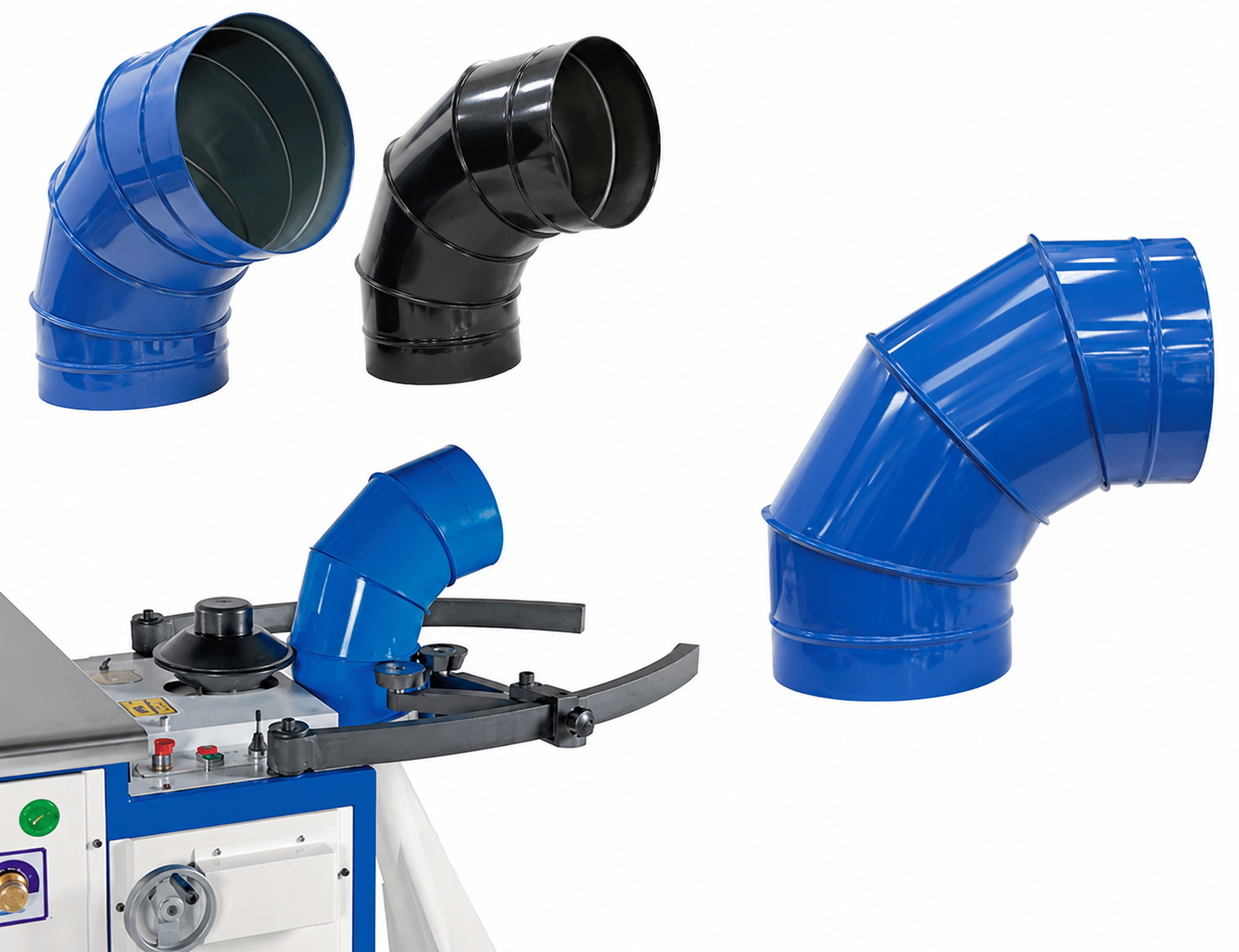 Dfc YDM 0001 - Ø125-1250 mm Round Elbow Duct Machine