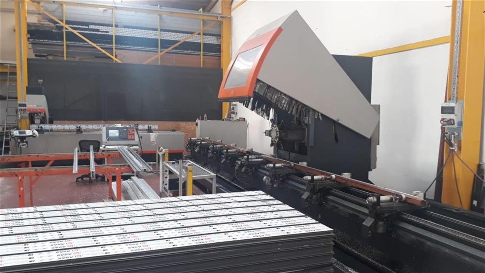 Elumatec SBZ 130 aluminium CNC profile machining center