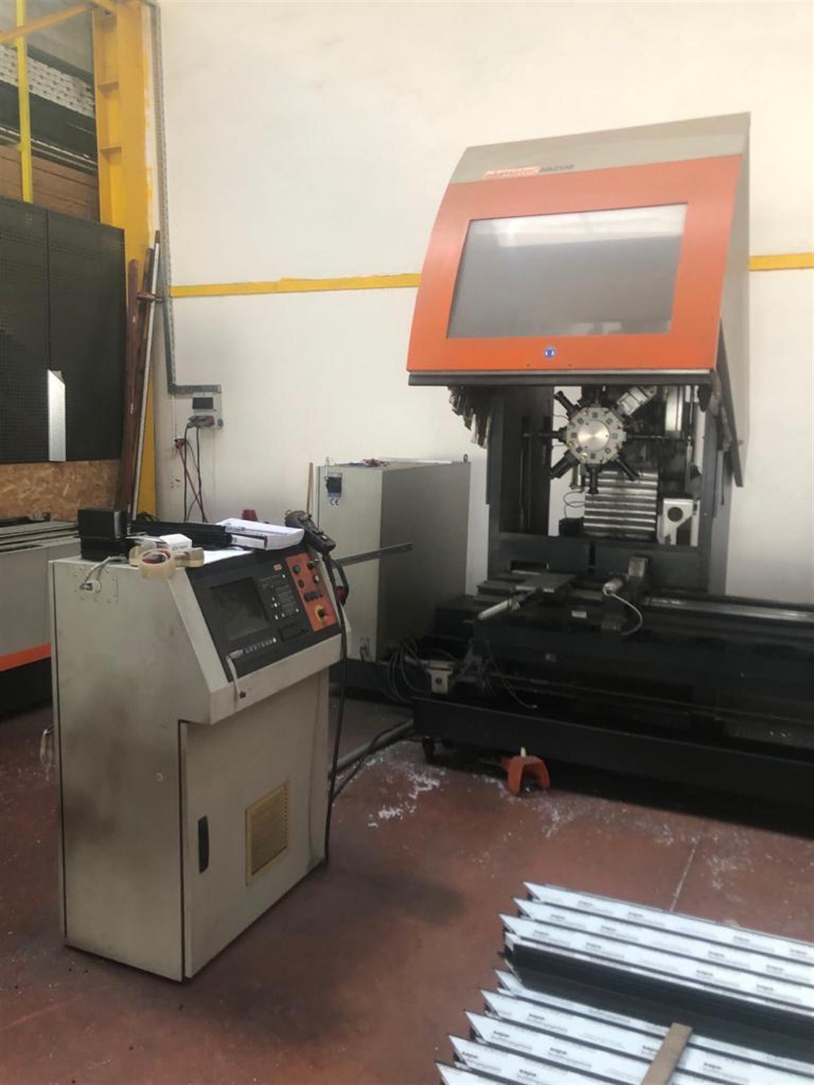 Elumatec SBZ 130 aluminium CNC profile machining center