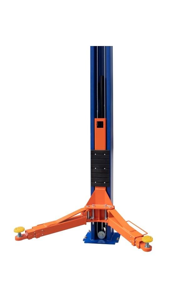 Eounice ON-7215DT Workshop Clear Floor Car Lift One Side Manual Release Dual Direct Drive Cylinder Car Lift