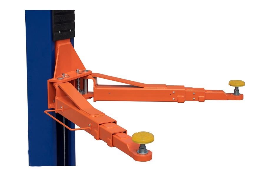 Eounice ON-7224DK Manual Release Baseplate Two Post Lift One Side Manual Release and Dual Chain Drive Cylinders
