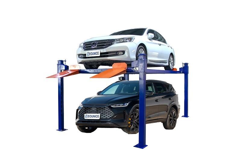 Eounice ON-7436PT Commercial Four Post Parking Lift Manual Release For Alignment Use