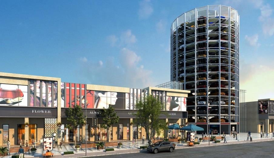 Eounice PCSS25-OLS Tower Parking Garage Smart Space-Saving Vertical Parking Solution