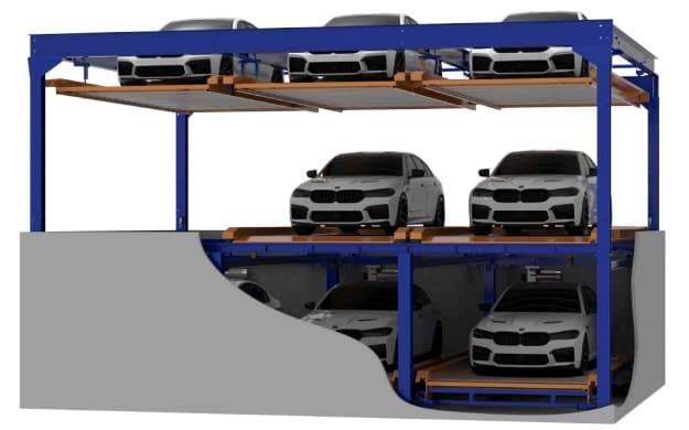 Eounice Ultra Big Car-T1 Multi Car Parking Lift