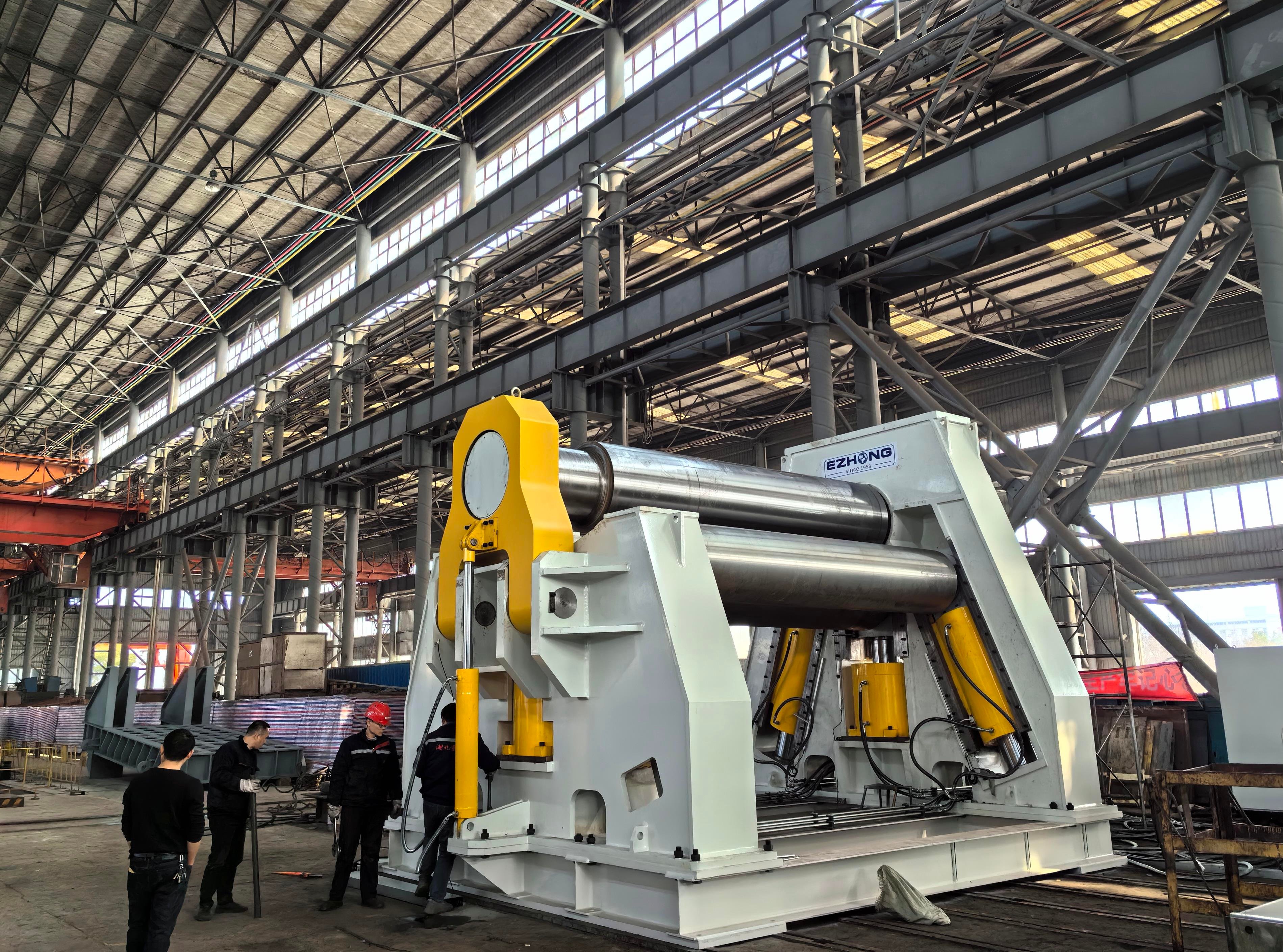 Ezhong W12-16x3200mm 4 Rolls Hydraulic Plate Bending Machine