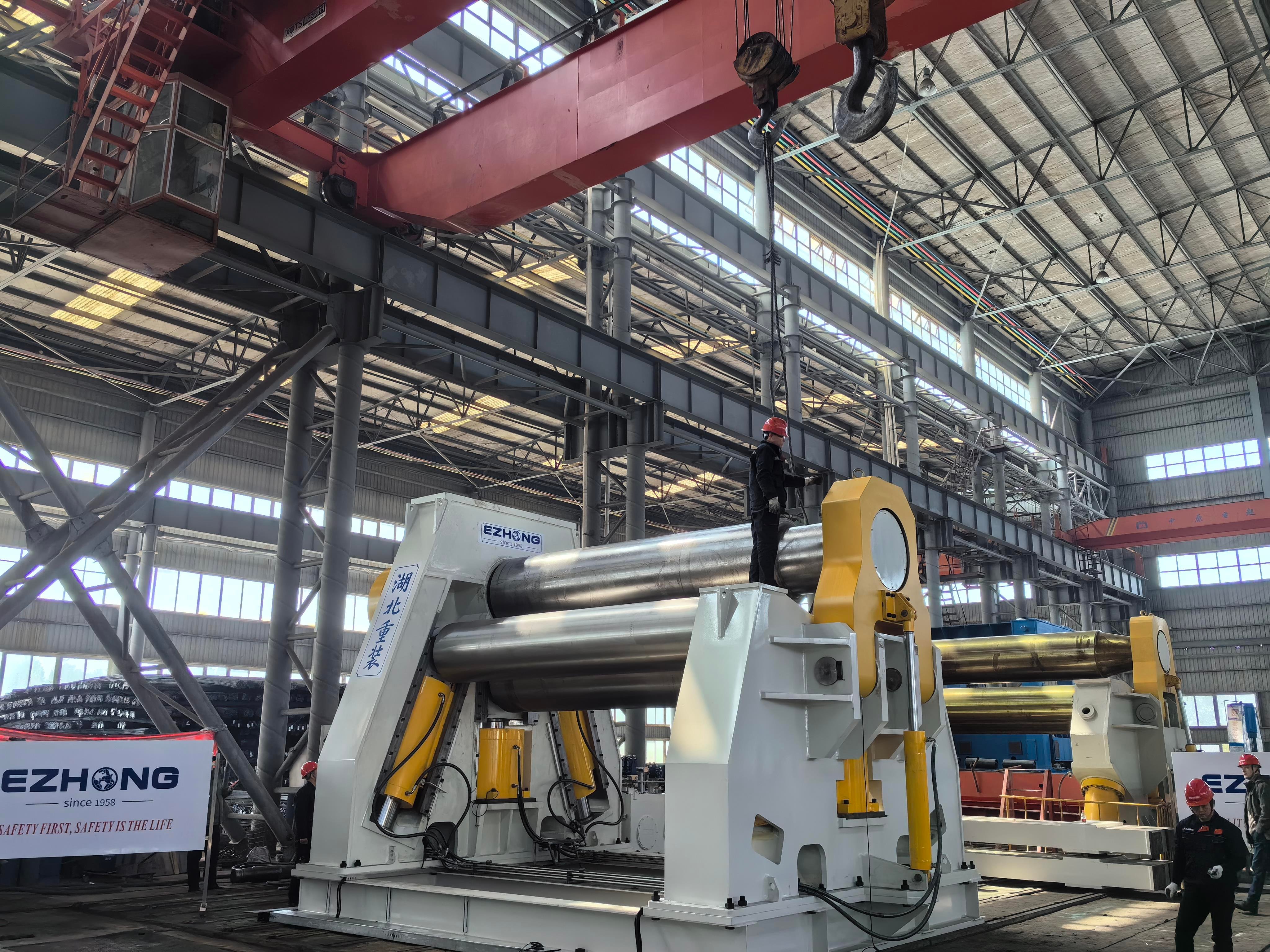 Ezhong W12-30x2500mm 4 Rolls Hydraulic Plate Bending Machine