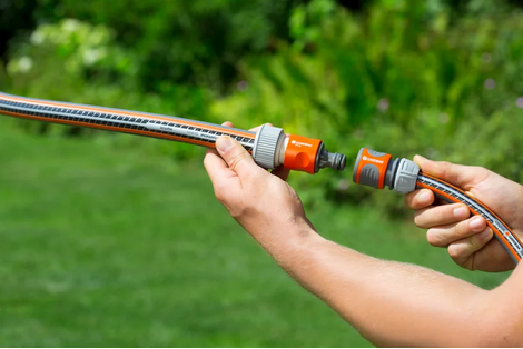 Gardena Profi system adapter with water stop 19 mm 3-4 inch end attachment 2814-20
