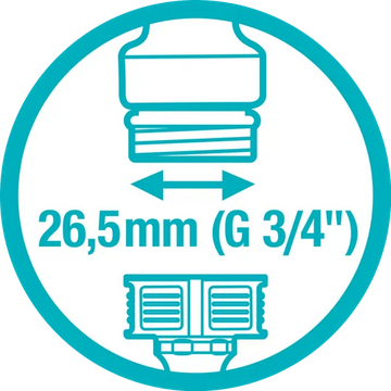 Gardena Tap Connector 26.5 mm (G 3/4