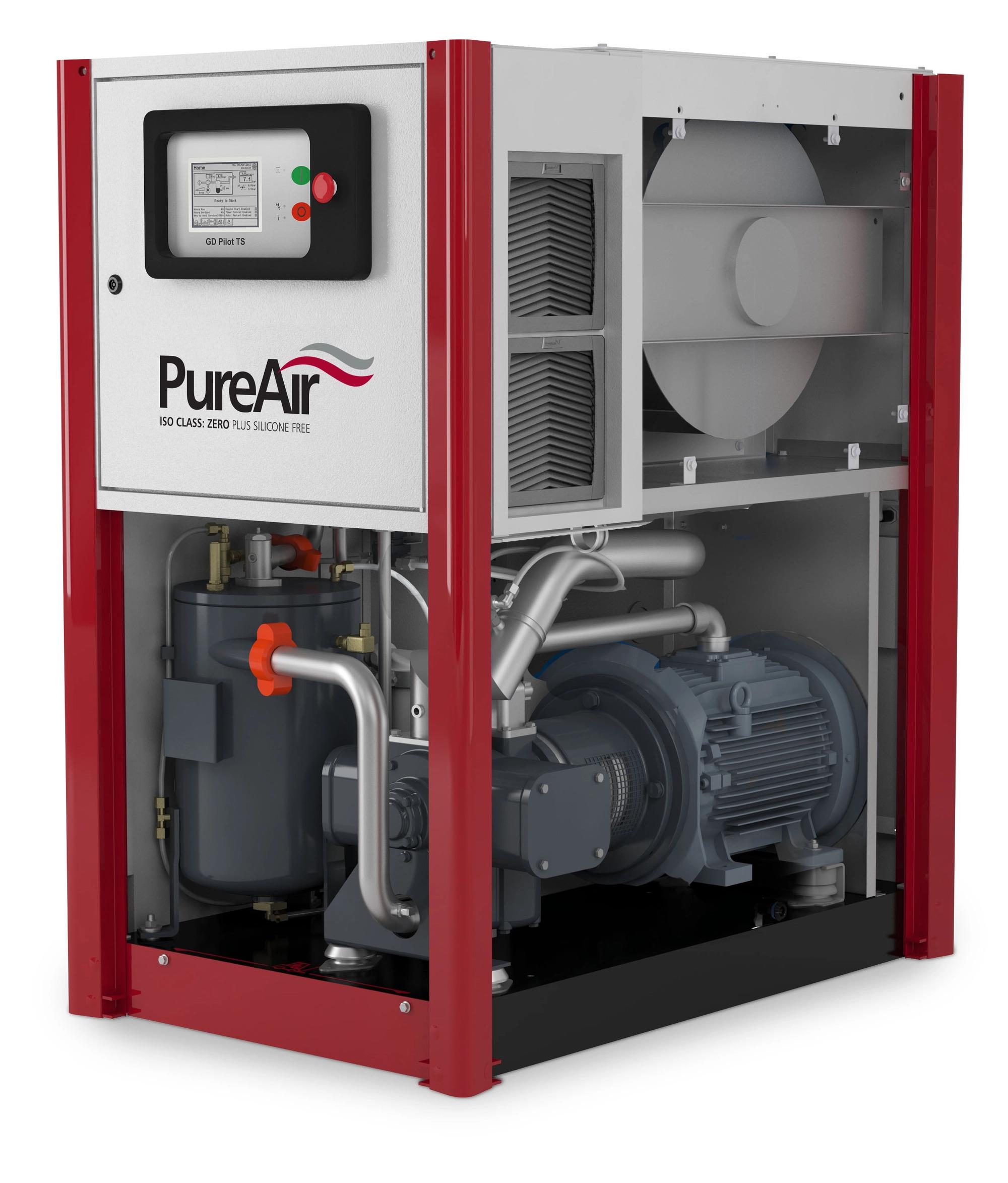 Gardner Denver EnviroAire TVS 200 Single Stage Variable Speed Water Injected Oil-Free Air Compressor