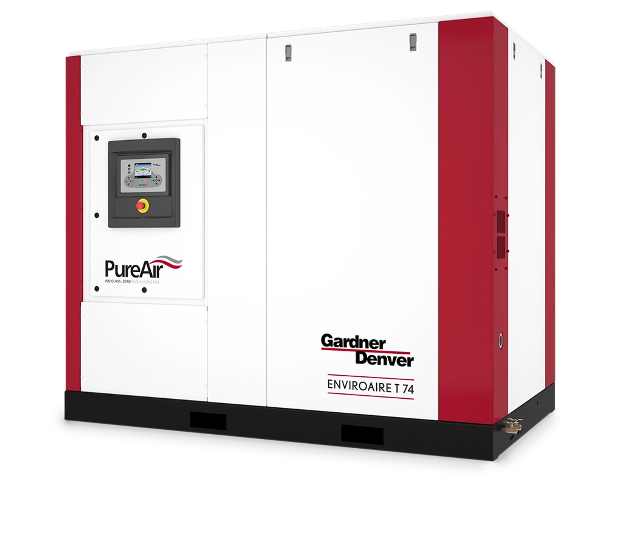 Gardner Denver TVS45 EnviroAire T & TVS Series Oil-Free Screw Compressor 37-74kW (50-100hp)