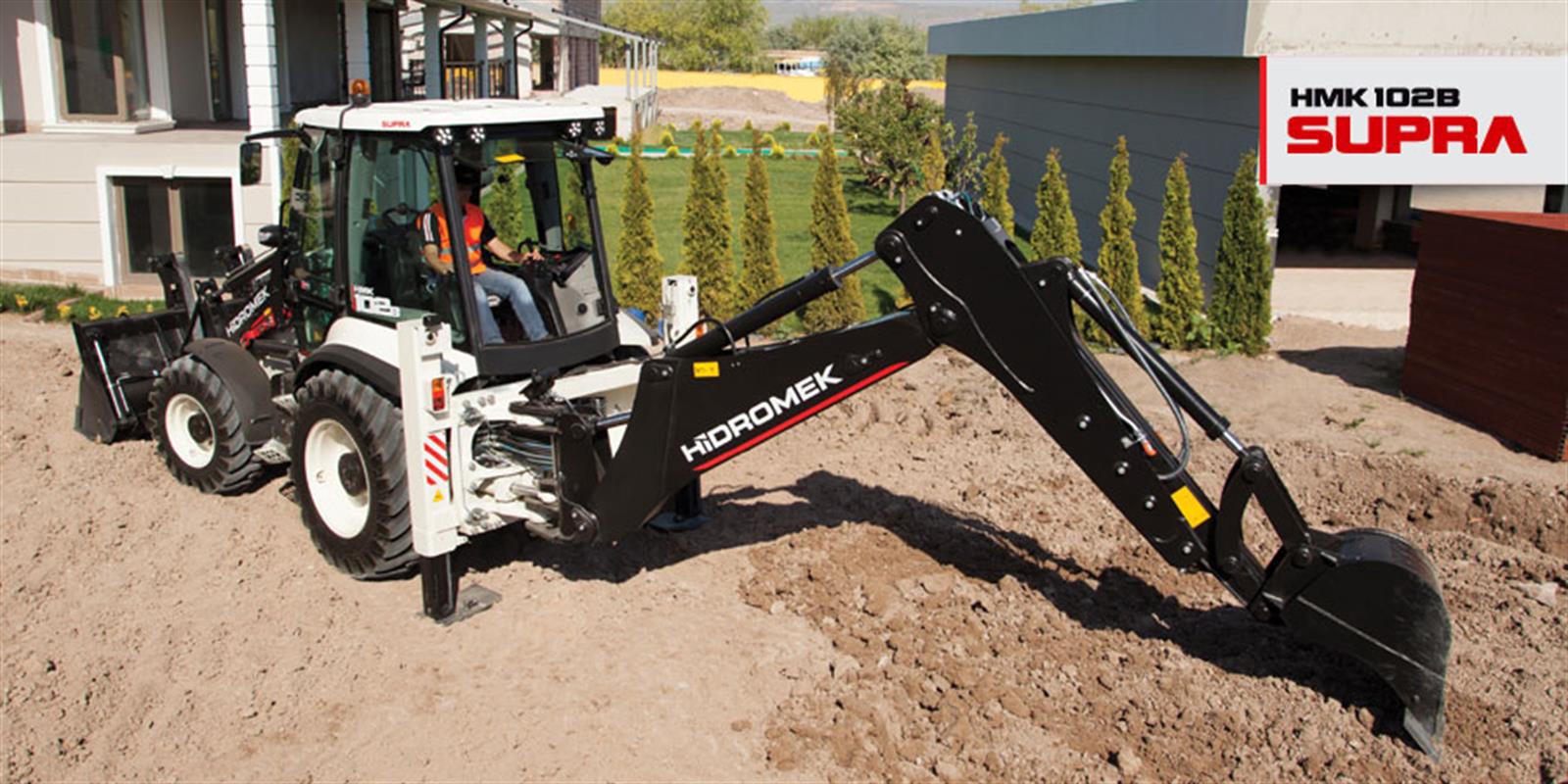 Hidromek HMK 102B SUPRA Backhoe Loader