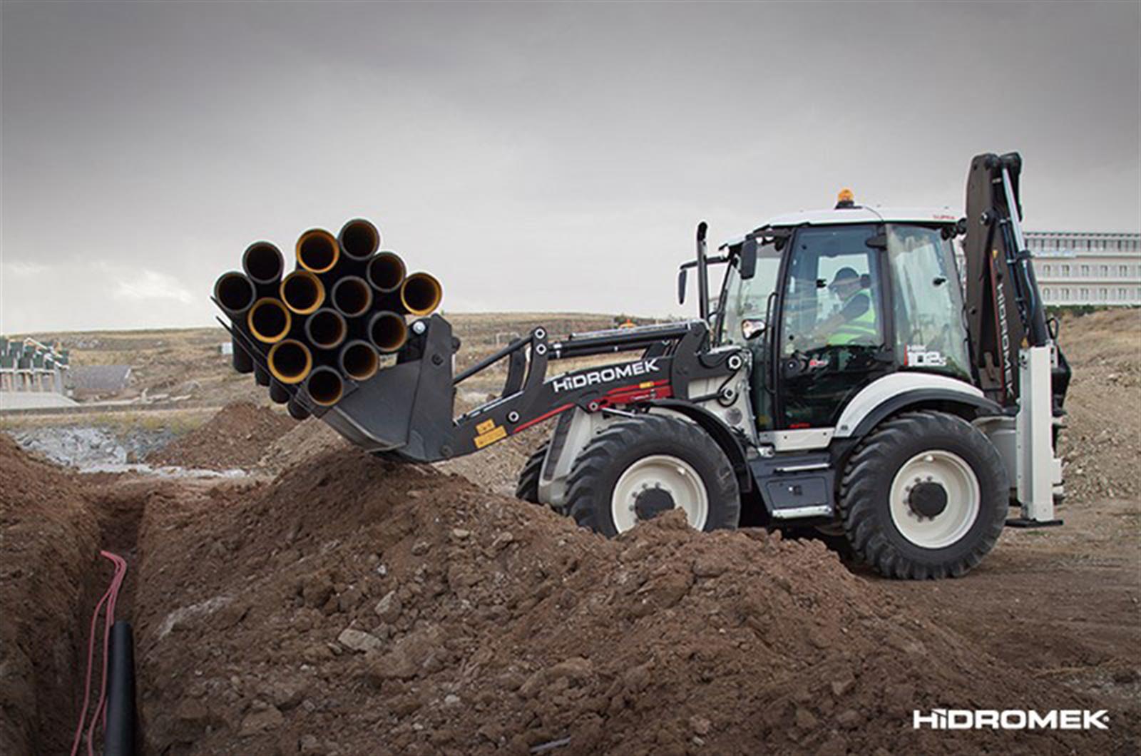 Hidromek HMK 102S SUPRA Backhoe Loader