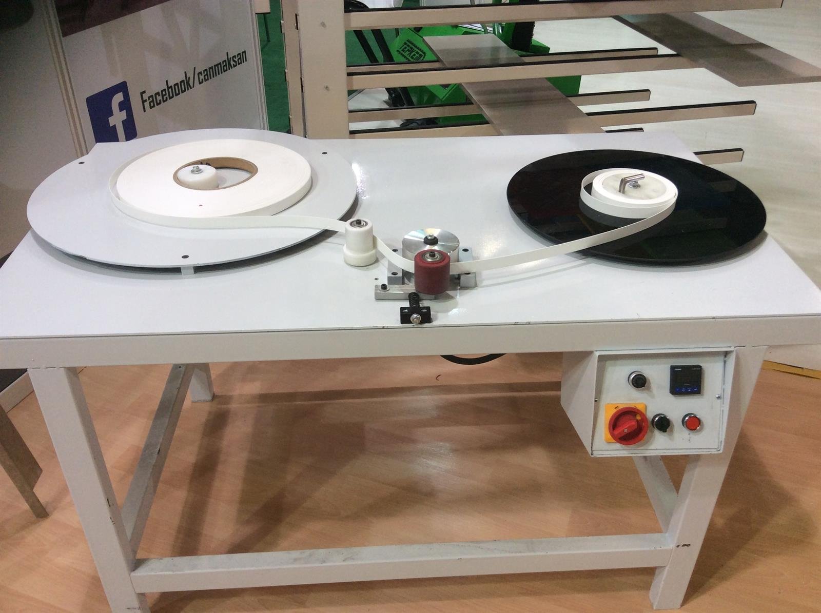 Hizmet Him Machine Rm 100 Machine For Rewinding And Measuring Furniture Edges