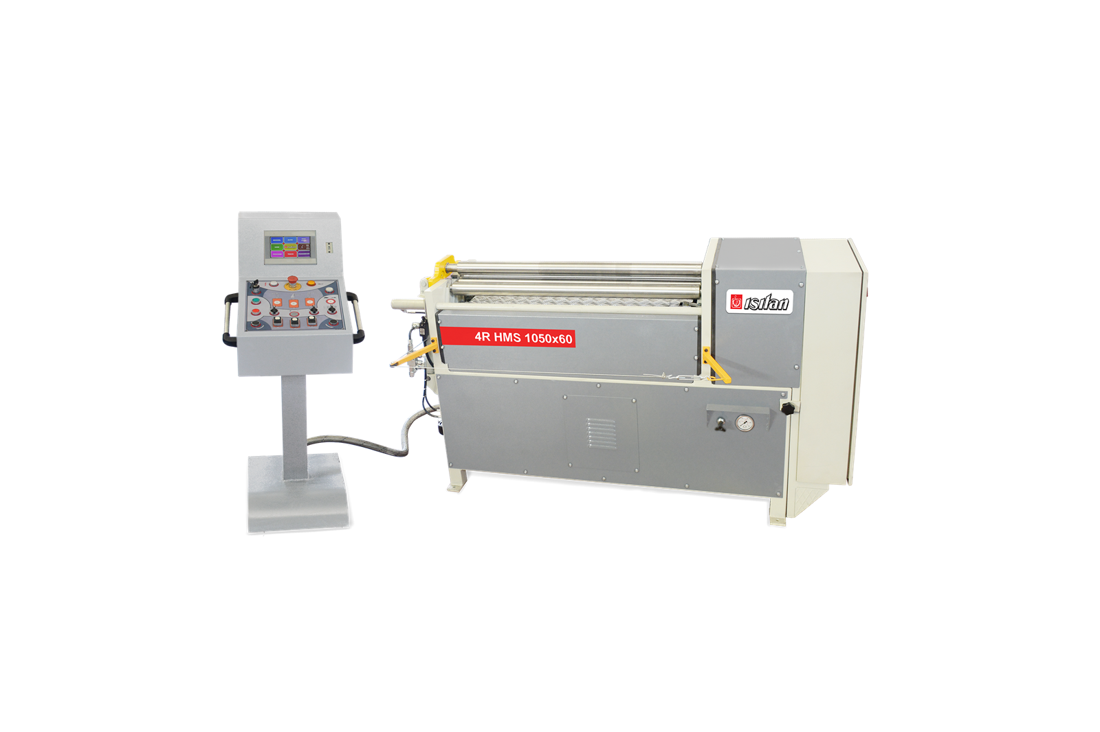 Isıtan 4R HMS 650x80 Hydraulıc 4 Roll Plate Rollıng Machınes