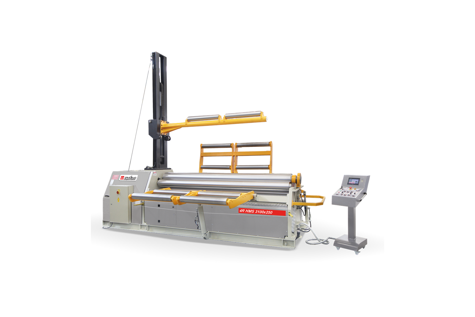Isıtan 4R HMS 650x80 Hydraulıc 4 Roll Plate Rollıng Machınes
