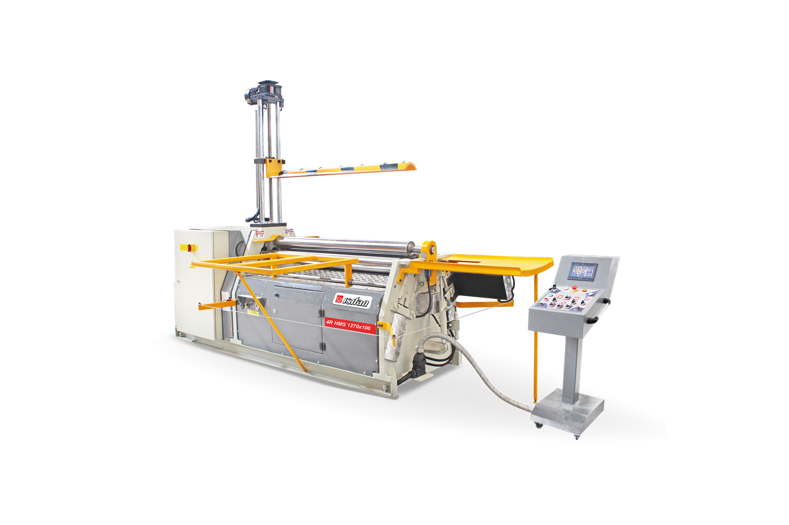 Isıtan 4R HMS 650x80 Hydraulıc 4 Roll Plate Rollıng Machınes