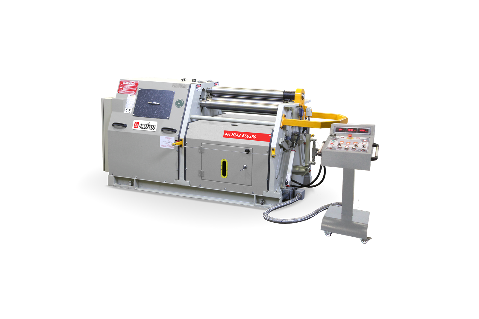 Isıtan 4R HMS 650x80 Hydraulıc 4 Roll Plate Rollıng Machınes