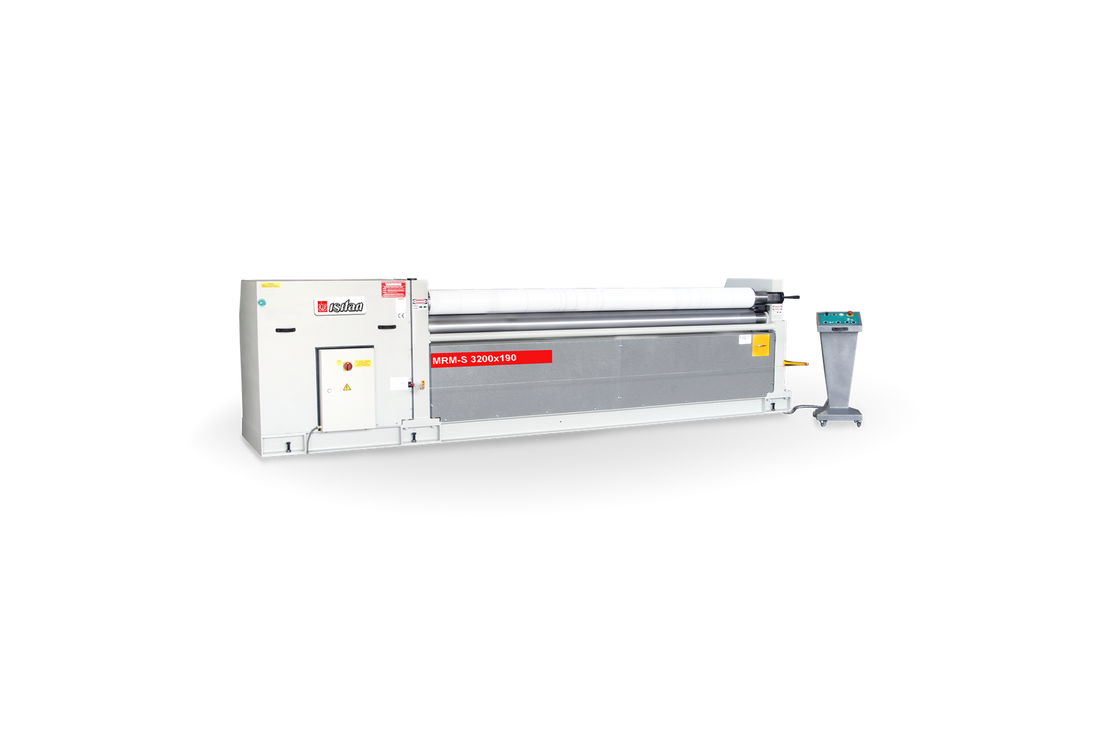Isıtan MRM-S 1050x130 Motorized 3Rolls Plate Bending Machine
