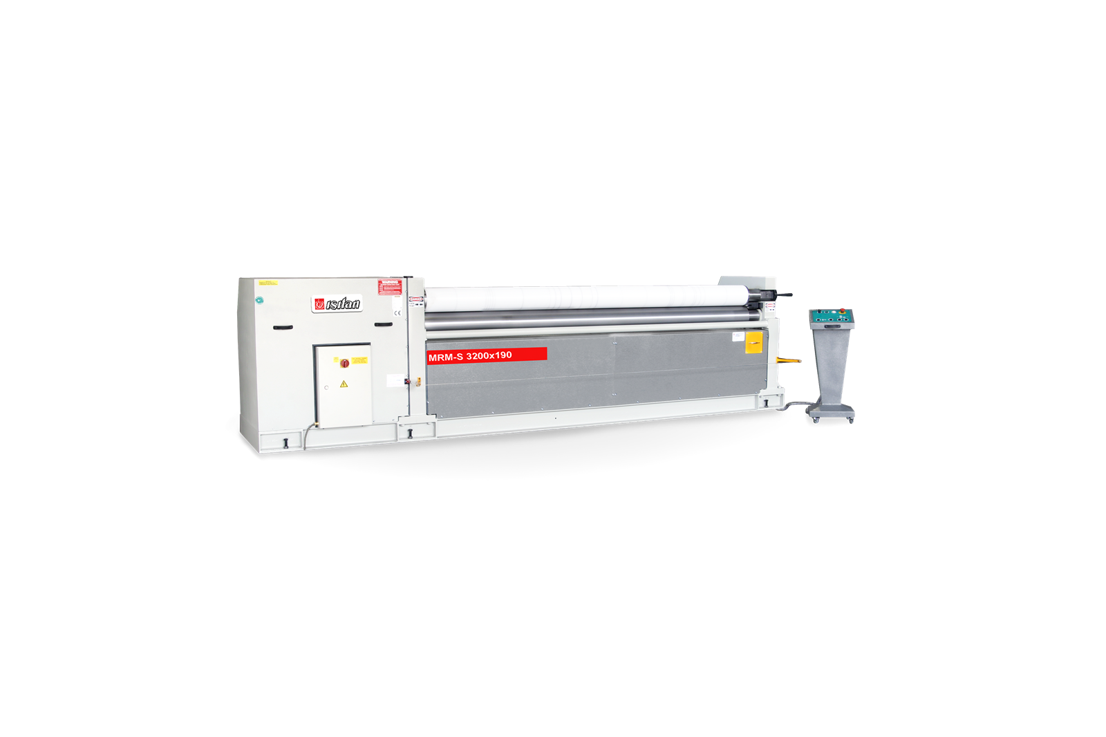 Isıtan MRM-S 1050x130 Motorized 3Rolls Plate Bending Machine