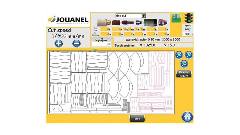 Jouanel JYL-BASIC+ Drawing Software Importation Of dxf Files And Automatic Nesting - Automatic Cutting Up - With 2d CAD Software