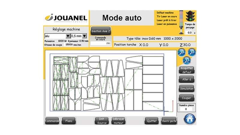 Jouanel JYL-BASIC+ Drawing Software Importation Of dxf Files And Automatic Nesting - Automatic Cutting Up - With 2d CAD Software