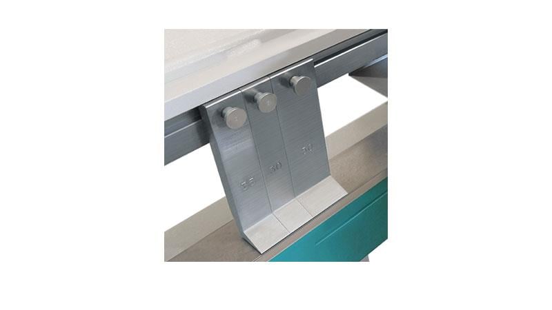Jouanel PCX1020T Manual Segmented Folding Machine 1m Zinc 1.5mm Steel 1.2mm Angle Gauge