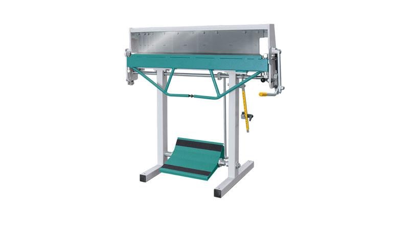Jouanel PCX1020T Manual Segmented Folding Machine 1m Zinc 1.5mm Steel 1.2mm Angle Gauge