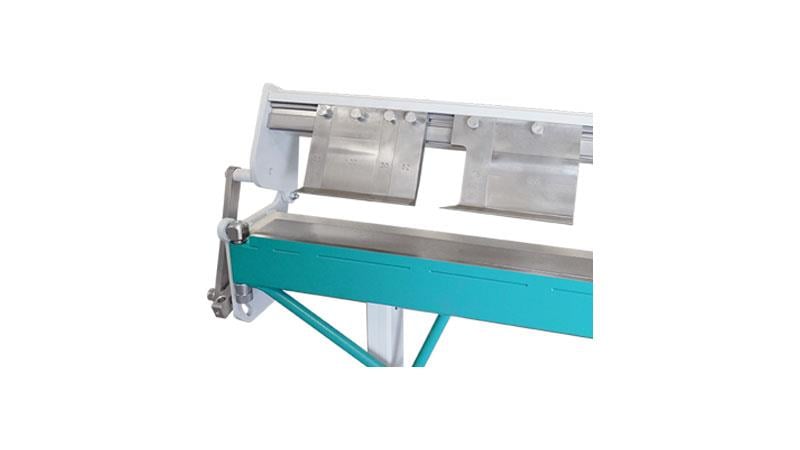Jouanel PCX1020T Manual Segmented Folding Machine 1m Zinc 1.5mm Steel 1.2mm Angle Gauge