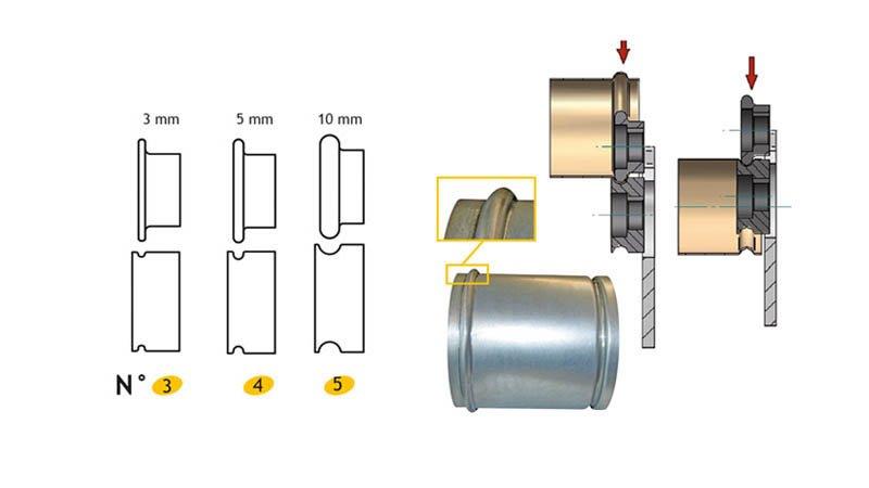 Jouanel SB5E2V2S-PLUS SB5E2V2S Swaging Machine With 6 Set Of Rolls (3 - 4 - 5 - 22-22 - 24 - 26)