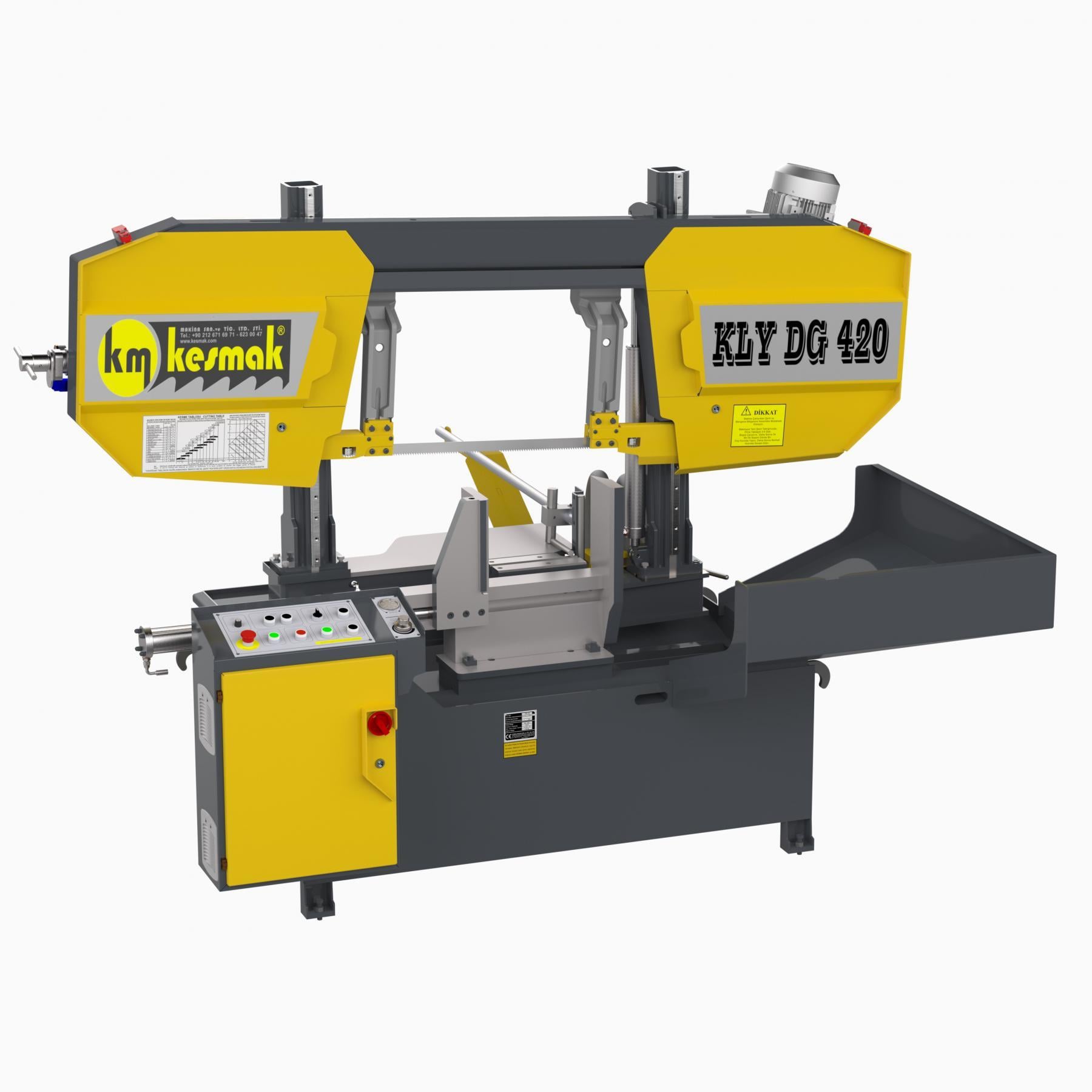 Kesmak KLY DG 420 Linear Guideway Column - Linear Guideway Table