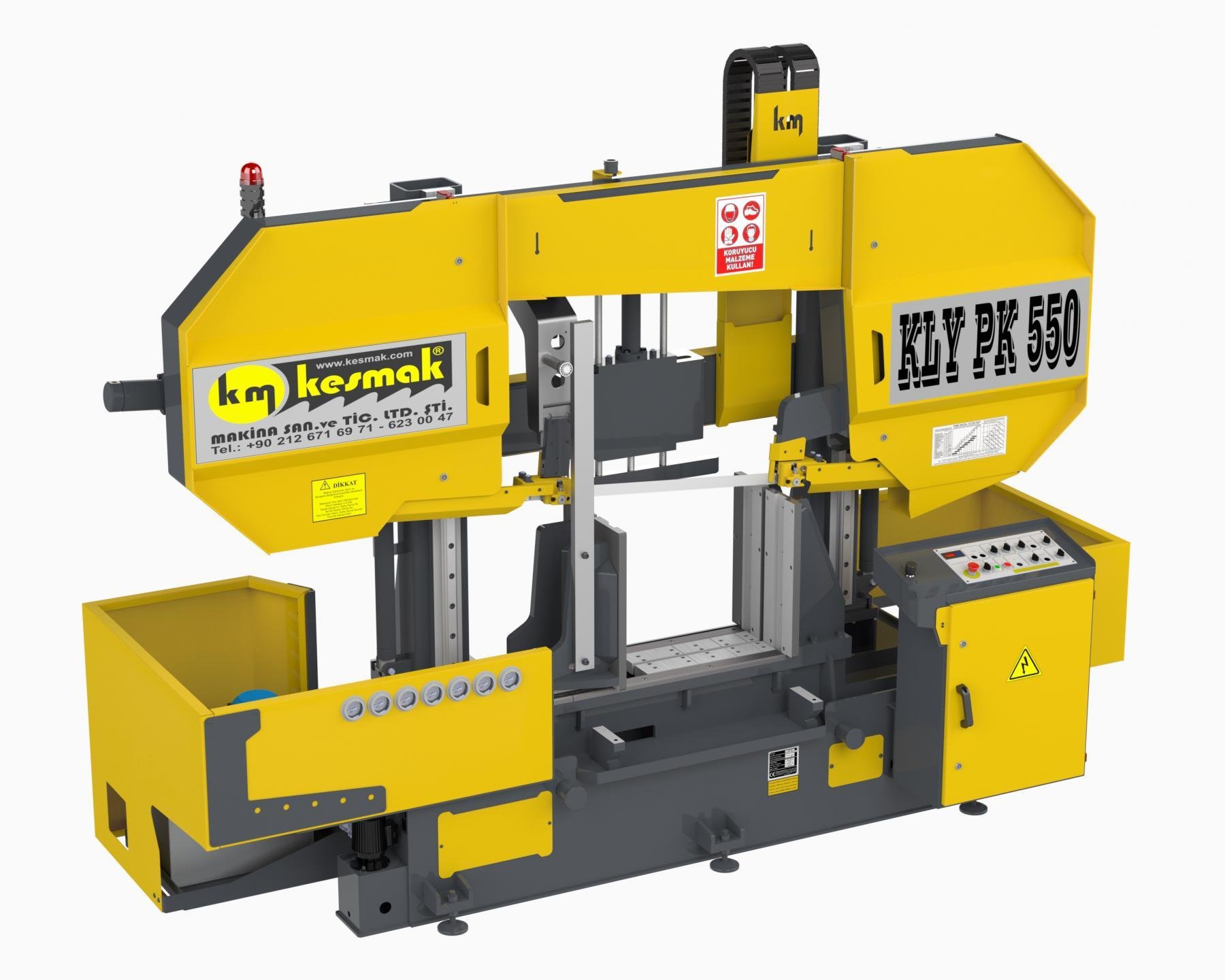 Kesmak KLYPK550 Linear Guideway Column - Linear Guideway Table