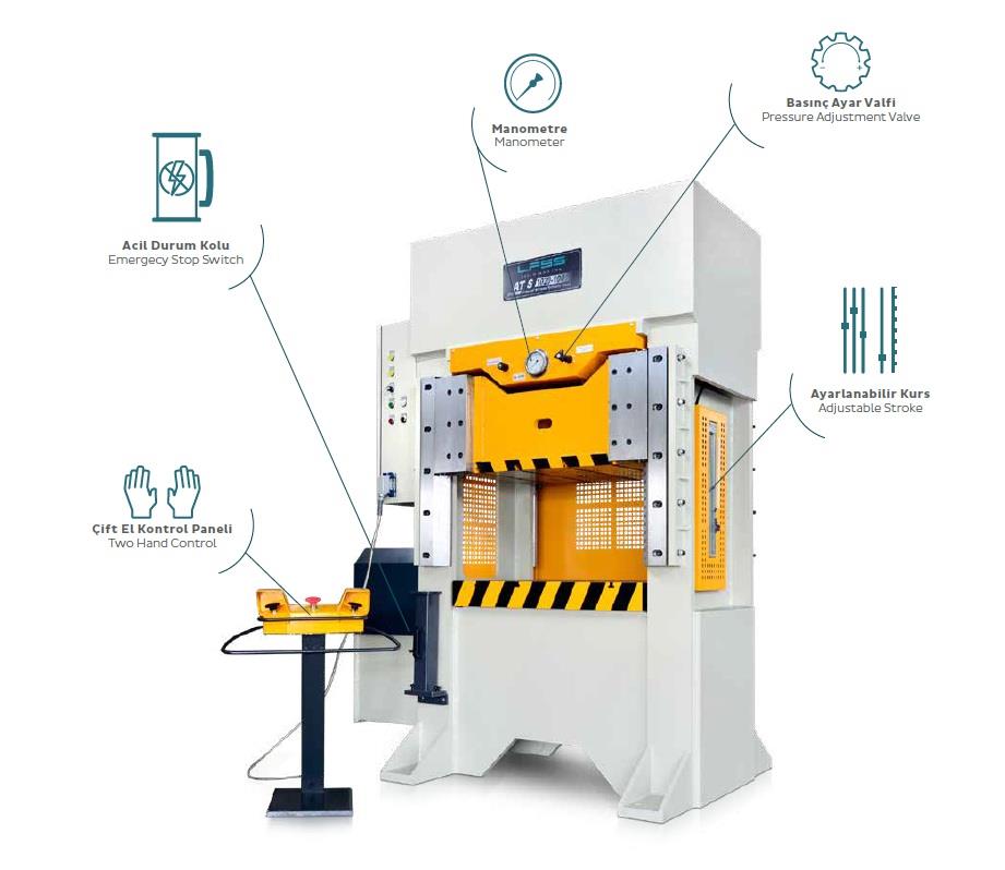 Lfss AT-S 1020-100 Ton H-Frame Press