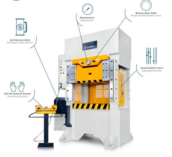 Lfss AT-S 1520-150 Ton H-Frame Press