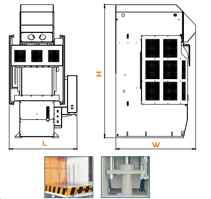 Lfss HKP-30 Hydraulic C-Frame Deep Drawing Double Action Press