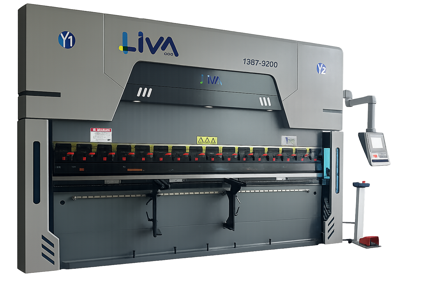 LIVA OEM-CN 135 Ton – 3200 mm CNC Electro-Hydraulic Hybrid Press Brake 