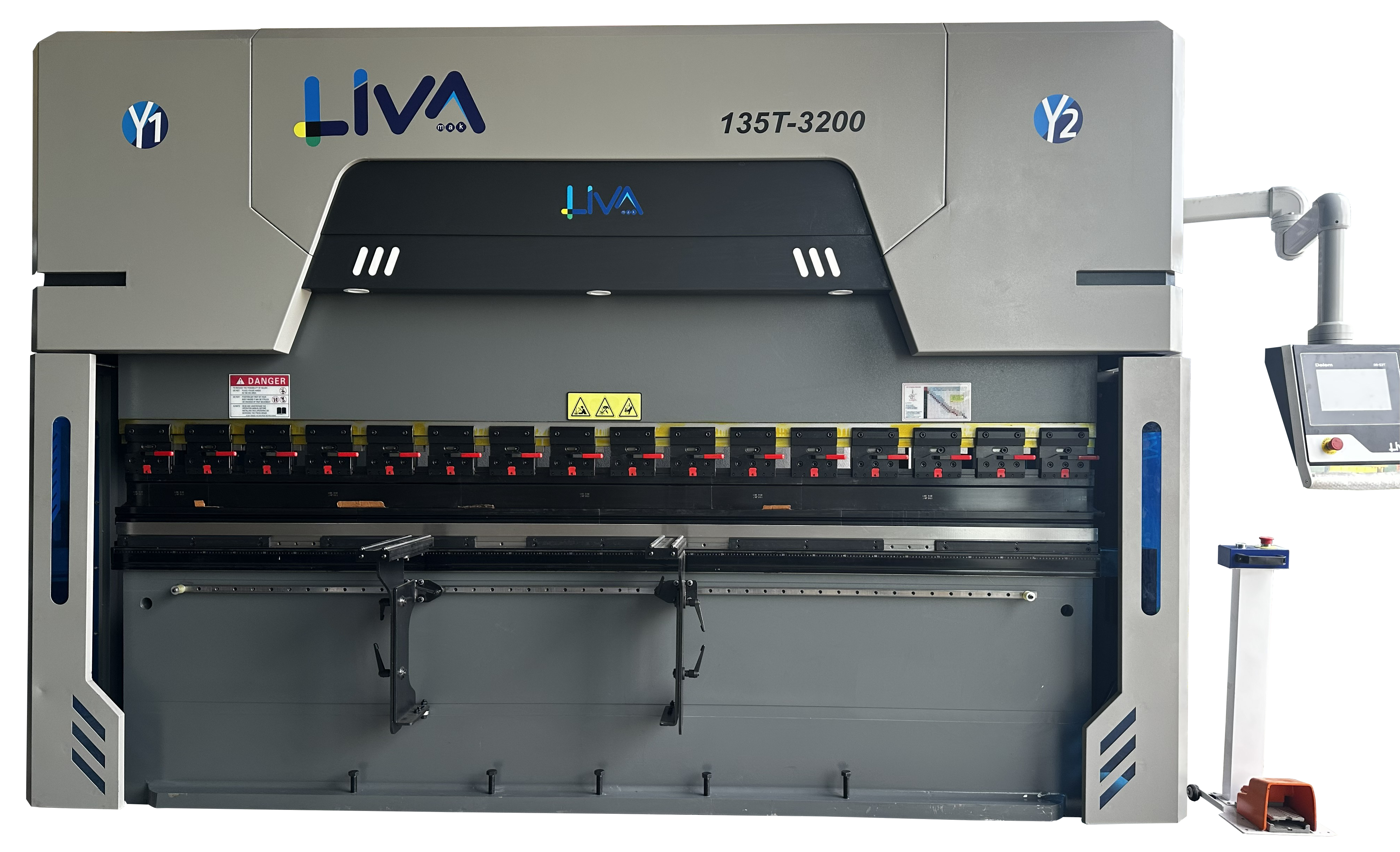 LIVA OEM-CN 135 Ton – 3200 mm CNC Electro-Hydraulic Hybrid Press Brake 